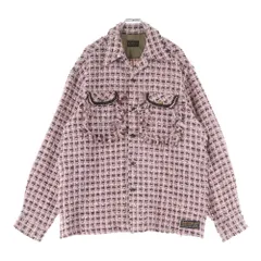 KAPITAL (キャピタル) fancy tweed board shirt ファンシー ツイード ボード 長袖シャツジャケット ピンク K2410LS092のサムネイル