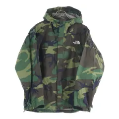 THE NORTH FACE (ザノースフェイス) Novelty Dot Shot Jacket ロゴ刺繍 カモ柄 ノベルティドットショット ジップアップフーディージャケット カーキ NP61535