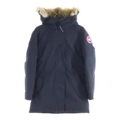 CANADA GOOSE (カナダグース) VICTORIA PARKA ヴィクトリアパーカー ファーダウンコート ブラック 3037LAのサムネイル