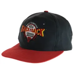 VINTAGE (ヴィンテージ) 90s VINTAGE Twins Enterprise Chicago Bulls NBA World Champions Fan Cap シカゴブルズ NBA ワールドチャンピオンズ ロゴ刺繍 ベースボールキャップ