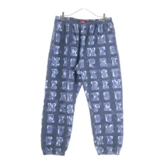 SUPREME (シュプリーム) 20AW Blocks Sweatpant ブロックス 総柄 スウェットパンツ ネイビーのサムネイル