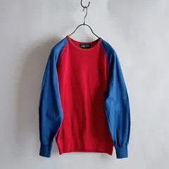 古着 Ralph Lauren ラルフローレン ラグランスリーブスウェット トレーナー 配色 ポロマーク刺繍 Ralph Lauren Raglan Sleeve Sweat 2Tone Color ビンテージ Y2K 90s 00s polo ポロ
