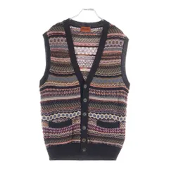 ミッソーニ スポーツ ベスト ジレ ニット 総柄 レディース 42 マルチカラー MISSONI（ミッソーニ） #wnc ミッソーニスポーツ MISSONI SPORT ベスト