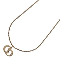 Christian Dior (クリスチャンディオール) CD ロゴネックレス ゴールド