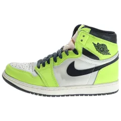 NIKE (ナイキ) AIR JORDAN1 HIGH OG VOLT エアジョーダン1 ボルト ハイカットスニーカー イエロー US8/26m 555088-702