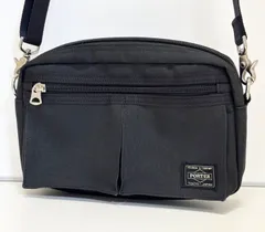 【美品】PORTER ポーター 2WAYショルダーバッグ ポーチ 吉田カバン ブラック コンパクト 人気【クーポン利用で、全品10%OFF＜割引上限500円＞】