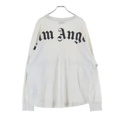 Palm Angels (パームエンジェルス) CLASSIC LOGO OVER TEE クラシックロゴプリント Tシャツ ホワイト PMAB001S19413007のサムネイル