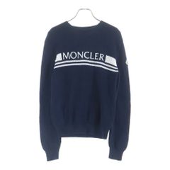 ✨️美品・現行✨️MONCLER サマーニット ボーダー ワッペンロゴ