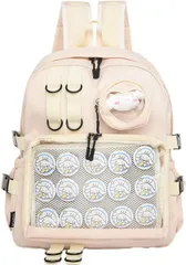 痛バッグ リュック 推し活バッグ 痛バ 痛リュック 推し活リュック いたばっく 大容量 大きめ A4 ブラック ホワイト 水色 クリア 推し活 オタ活 バッグ 推し かわいい おしゃれ 人気 シンプル 普段使い イベント