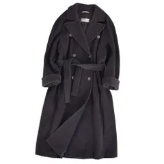 美品 マックスマーラ Max Mara コート ベルト付 ロングコート ウール