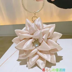 パーティバッグ 結婚式 20代 30代 40代 0代 パーティーバッグ フォーマル 花 コサージュ アクセサリーバッグ 和装バック ラインストーン ハンド レディース ショルダー カバン lf0316