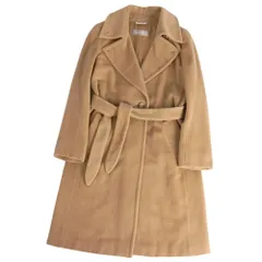 美品 マックスマーラ Max Mara コート ベルト付き ロングコート ウール