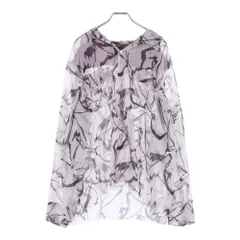 Needles (ニードルス) 20AW C.O.B. CLASSIC SHIRT クラシック オープンカラー長袖シャツ シアーシャツ パープル KP082のサムネイル