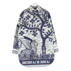 Christian Dior (クリスチャンディオール) 2020リゾート タロット トワル ドゥ ジュイ 長袖シャツ ブラウス ホワイト レディース 011B48A3874のサムネイル
