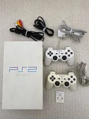 PlayStation 2 (SCPH-50000)　本体　ホワイト　動作品　コントローラー２点