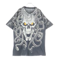 希少【KIDILL】アートtシャツ 半袖 オーバーサイズ スカル 両面 