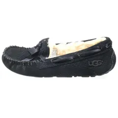 UGG (アグ) Dakota Exotic Scales ダコタ エキゾチック スケールズ ボア フラットシューズ ブラック 1007575