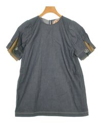美品 サイズL】N°21 ブラウス レース切替 カットワーク イタリア製 花 