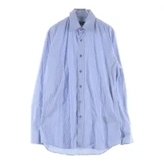 PRADA (プラダ) ストライプ 長袖シャツ ブルーのサムネイル