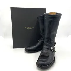 【中古品】 ROLLING DUB TRIO ローリングダブトリオ STEER HIDE LEATHER BOOTS MR04 REV101 ステアハイド レザー ブーツ 靴 バイクブーツ 【164-260316-yo-01-tei】のサムネイル