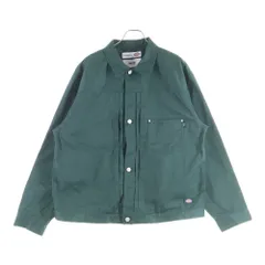 Dickies (ディッキーズ) 21AW × MFC STORE DOBON WORK JACKET エムエフシーストア シンチバック クロップド丈 ワークジャケット グリーン mfc21aw-tp-0004