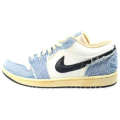 NIKE (ナイキ) AIR JORDAN 1 LOW SE World Make Japan エア ジョーダン 1 ロー ワールド メイク ジャパン ローカットスニーカー ホワイト/ブルー US10.5/28.5cm FN7670-493