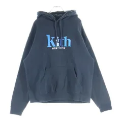 KITH (キス) Logo Embroidery Hooded 立体ロゴ 刺繍 プルオーバーパーカー ブラック 23-070-060-0096-4-0のサムネイル