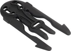 ルボナリエ ホルスターアタッチメント ロッキングフォーク MOLLE対応 ホルスターアダプター プレート クイック脱着 サバゲー (ブラック)