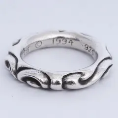 17号 CHROME HEARTS スクロールバンドリング シルバー - メルカリ