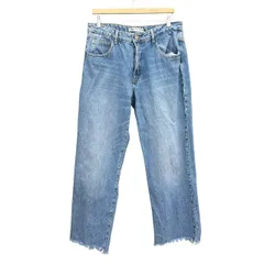 ZARA ザラ デニムパンツ ブルー カットオフ 42