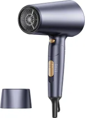 ドライヤー 大風量 【20秒速乾・サロン級美髪ケア】2億高濃度マイナスイオン 静電気抑制 髪質改善 3段階風温調節&4段階風量（温冷リズム）過熱保護 折り畳み式 防塵フィルター 超軽量 静音 ノズル付き 家庭用/出張用/旅行用/プレゼントに最適 PSE認証済み