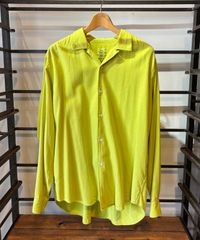 美品クリーニング済GANNETTO PORTOFINO ライムリネンシャツ41 - メルカリ