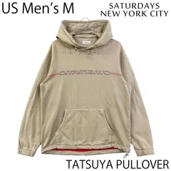 【USED／USメンズM】SATURDAYS NYC プルオーバーパーカー カーキのサムネイル
