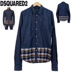 Dsquared2 ダブルリング ジッパー メタリックライン 長袖シャツ 48