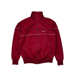 80s  アディダス トレフォイル トラックジャケット バーガンディ マルーン サイズL  台湾製