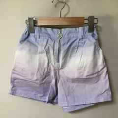 BM133　美品　mezzopiano　メゾピアノ　ショートパンツ　130　パープル　グラデーション