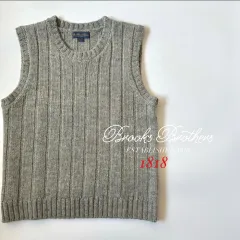 BROOKS BROTHERS / ウール ローゲージ クルーネックベストのサムネイル