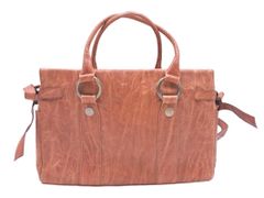 Samantha Thavasa サマンサタバサ レザー トート バッグ 茶 ■■ レディース