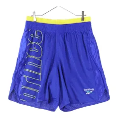 Reebok (リーボック) メッシュハーフパンツ H62568 ブルー