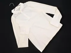 KUMIKYOKU 組曲 パール ビジュー 切替 カット シャツ size3/白 ■◇ レディース