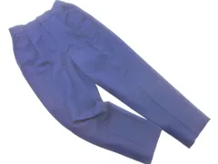 nano universe ナノユニバース テーパード パンツ size38/紺 ■◇ レディース