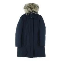 WOOLRICH (ウールリッチ) BOW BRIDGE 1402072 ボウブリッジ ラビットファー ダウンコート ネイビー レディース