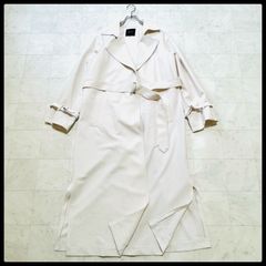 新品タグ付☆クールカレアンneuf cent neufベルテッドトレンチコート 