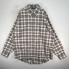 古着 ブルックスブラザーズ Brooks Brothers 長袖シャツ チェック 胸ポケ MADISON L  ホワイト系 マルチカラー メンズ