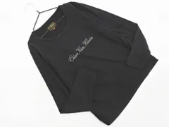 Calvin Klein カルバンクライン ロゴ刺繍 カットソー sizeM/黒 ■◇ レディース