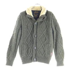 SCOTCH&SODA (スコッチ アンド ソーダ) ケーブルニットジャケット カーキのサムネイル