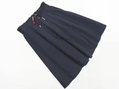 BLUE LABEL CRESTBRIDGE ブルーレーベル クレストブリッジ Aライン 台形 スカート size38/紺 ■◇ レディース