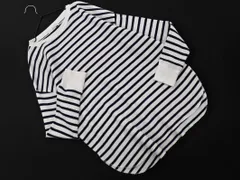 JOURNAL STANDARD relume ジャーナルスタンダードレリューム ボーダー ワッフル 長袖 プルオーバー カットソー sizeF/紺ｘ白 ■◇ レディース