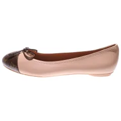 LOUIS VUITTON (ルイヴィトン) ポピ ラインバレリーナシューズ パンプス ベージュ/ブラウン