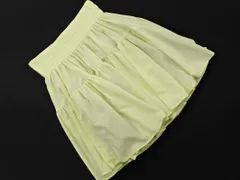 snidel スナイデル チュール ギャザー スカート size0/黄緑 ■◇ レディース